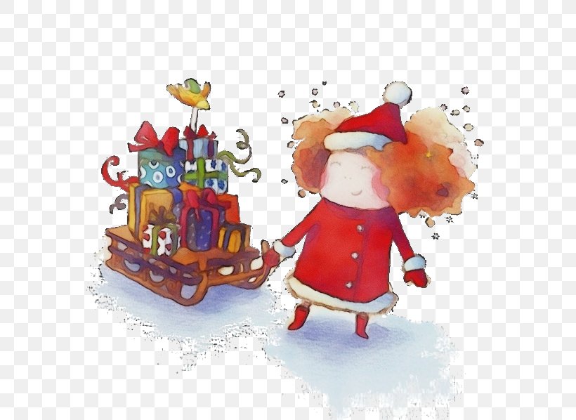 Santa Claus, PNG, 604x598px, Watercolor, Cartoon, Paint, Santa Claus, Wet Ink Download Free