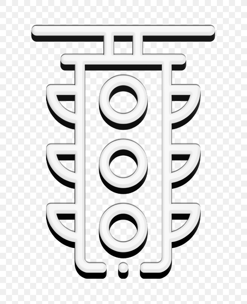 Traffic Light Icon Vehicles And Transports Icon Traffic Icon, PNG, 734x1010px, Traffic Light Icon, Black, Black And White, Geometry, Line Download Free