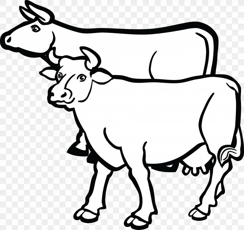 Holstein Friesian Cattle Beef Cattle British White Cattle Clip Art Vector Graphics, PNG, 4000x3790px, Holstein Friesian Cattle, Animal Figure, Ayrshire Cattle, Beef Cattle, Black And White Download Free