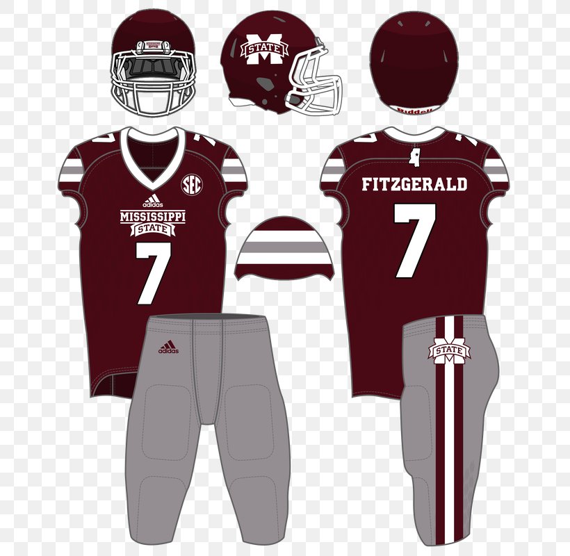Mississippi State University Mississippi State Bulldogs Football T-shirt Adidas Uniform, PNG, 681x800px, Mississippi State University, Adidas, American Football, Brand, Clothing Download Free