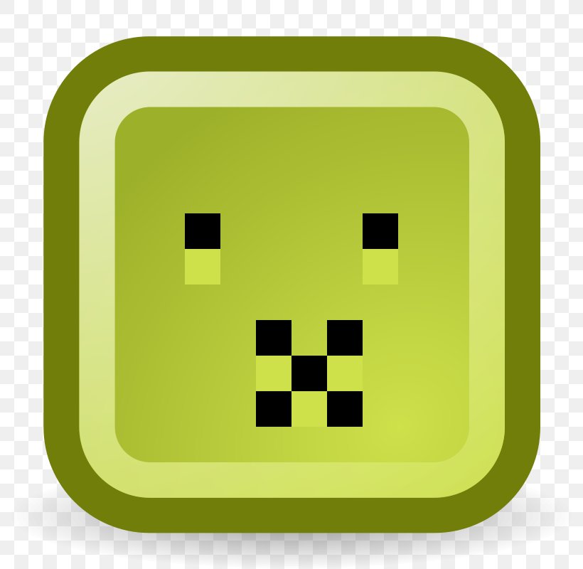 Smiley Emoticon Clip Art, PNG, 800x800px, Smiley, Computer, Emoticon, Green, Rectangle Download Free