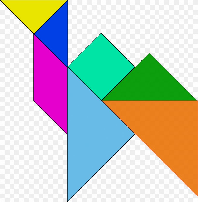 Tangram Puzzle Clip Art, PNG, 2356x2400px, Tangram, Area, Diagram, Game, Geometric Shape Download Free