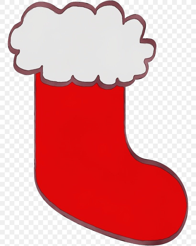 Christmas Stocking, PNG, 756x1028px, Watercolor, Christmas Stocking, Paint, Wet Ink Download Free