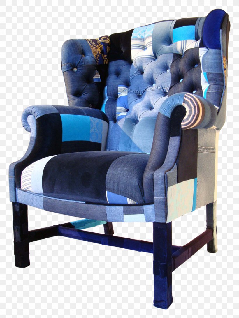 Jeans Denim Wing Chair Furniture, PNG, 901x1200px, Jeans, Blue, Car Seat Cover, Chair, Clothing Download Free
