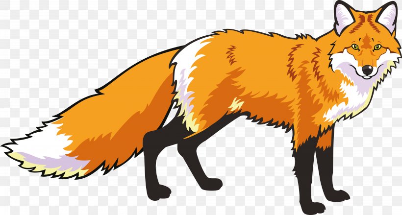 Red Fox Royalty-free Clip Art, PNG, 4500x2412px, Red Fox, Art, Carnivoran, Cat, Dog Like Mammal Download Free