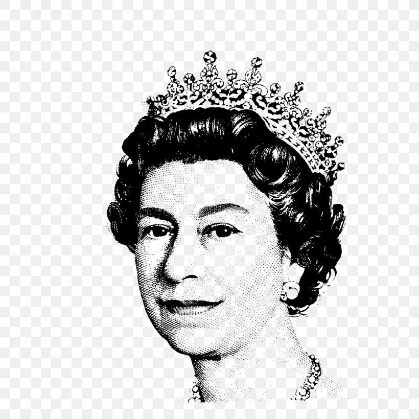United Kingdom Elizabeth II The Queen Monarch, PNG, 1280x1280px, United Kingdom, Black And White, British Royal Family, Elizabeth Ii, Face Download Free