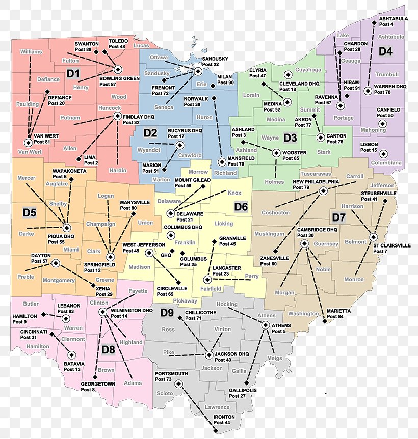 Ohio State Highway Patrol Dispatcher Computer-aided Dispatch, PNG, 800x862px, Ohio, Area, Atlas, Computeraided Dispatch, Diagram Download Free