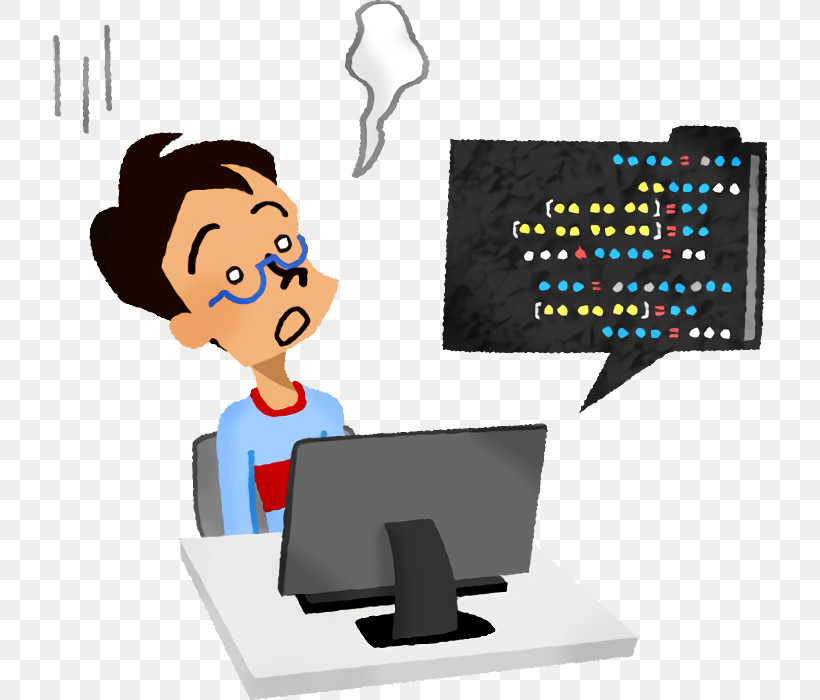 Output Device Cartoon Computer Monitor Accessory Technology Learning, PNG, 714x700px, Output Device, Animation, Business, Businessperson, Cartoon Download Free