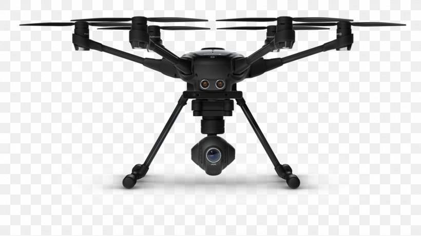 Yuneec International Typhoon H Unmanned Aerial Vehicle Aircraft Helicopter, PNG, 1866x1050px, Yuneec International Typhoon H, Aerial Photography, Aircraft, Airplane, Black Download Free
