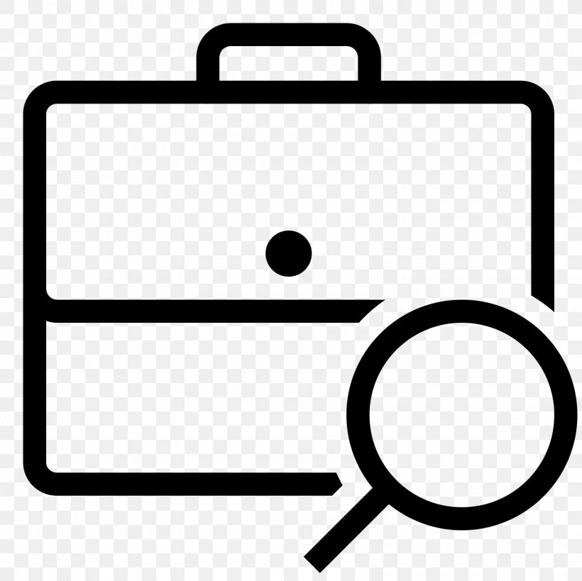 Briefcase Icon Design, PNG, 1600x1600px, Briefcase, Area, Bag, Black, Black And White Download Free