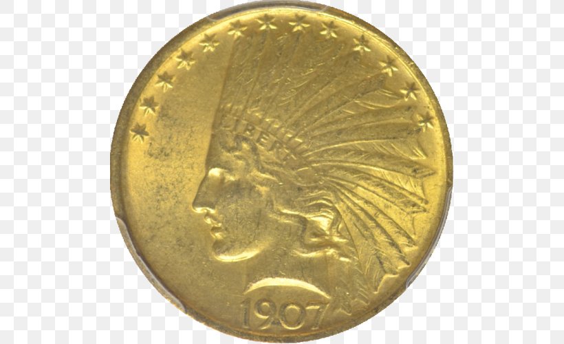 Coin Indian Head Gold Pieces Indian Head Cent Eagle, PNG, 500x500px, Coin, American Gold Eagle, Brass, Currency, Eagle Download Free