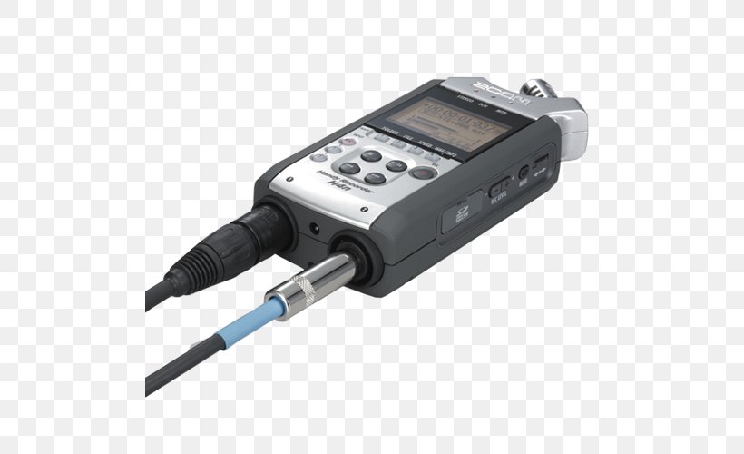 Digital Audio Zoom H4n Handy Recorder Microphone Zoom Corporation Zoom H2 Handy Recorder, PNG, 500x500px, Digital Audio, Ac Adapter, Adapter, Digital Data, Digital Recording Download Free