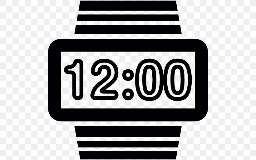Watch Clock, PNG, 512x512px, Watch, Area, Automatic Watch, Black And White, Bracelet Download Free