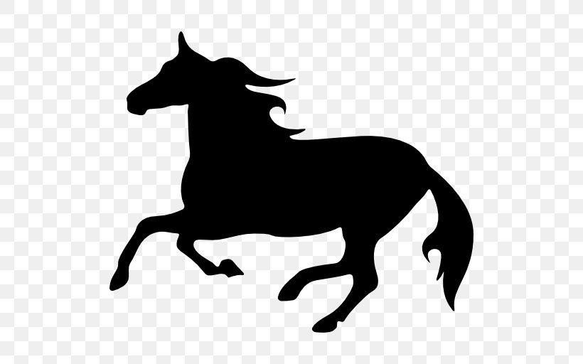 Horse Stencil Pony Equestrian Silhouette, PNG, 512x512px, Horse, Art, Black And White, Bridle, Collection Download Free