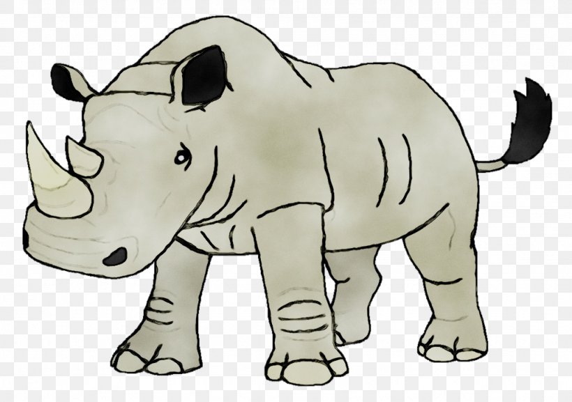 Indian Elephant African Elephant Rhinoceros Cattle Clip Art, PNG, 1024x721px, Indian Elephant, African Elephant, Animal Figure, Bear, Black Rhinoceros Download Free
