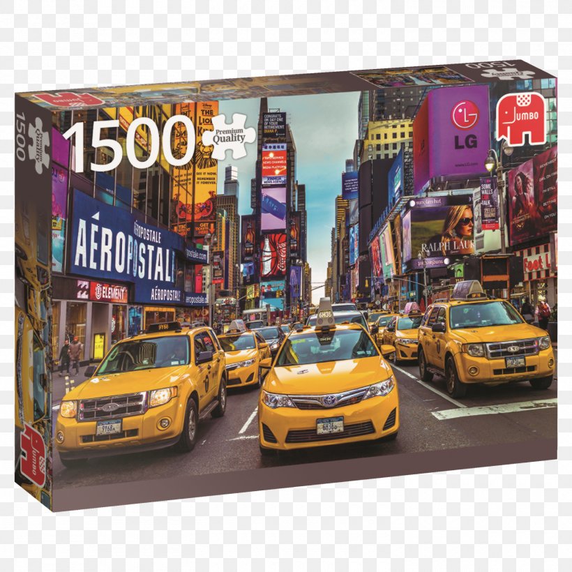 Jigsaw Puzzles Manhattan Puzz 3D Taxi, PNG, 1500x1500px, Jigsaw Puzzles, Advertising, Automotive Design, Automotive Exterior, Board Game Download Free