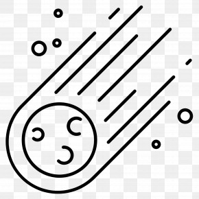Space Exploration - Meteor Icon With Face PNG