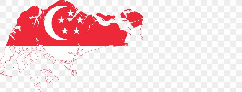 Flag Of Singapore File Negara Flag Map, PNG, 7522x2882px, Watercolor, Cartoon, Flower, Frame, Heart Download Free