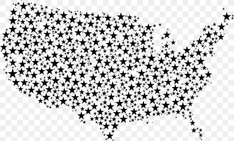 Flag Of The United States Map Star Chart Clip Art, PNG, 2290x1382px, United States, Area, Black, Black And White, Blank Map Download Free
