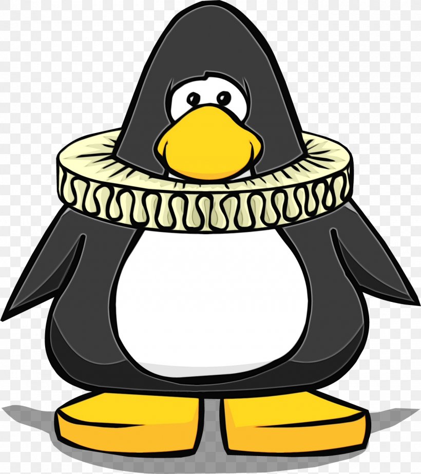 Penguin, PNG, 1380x1554px, Watercolor, Beak, Bird, Cartoon, Club Penguin Download Free