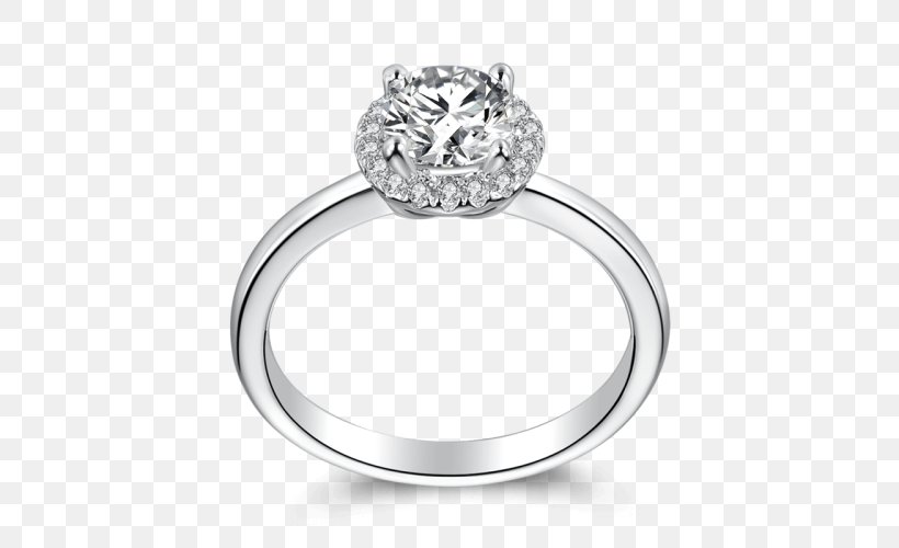Wedding Ring Sterling Silver, PNG, 500x500px, Ring, Body Jewellery, Body Jewelry, Diamond, Engagement Download Free