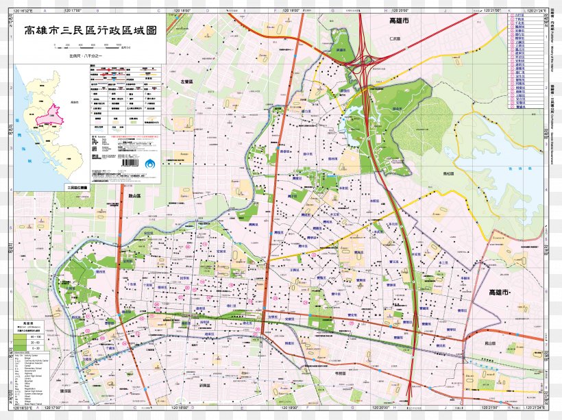 Zuoying District 高雄市行政区划 Administrative Division Sanmin District Office, PNG, 3124x2337px, Administrative Division, Area, Atlas, District, Kaohsiung Download Free