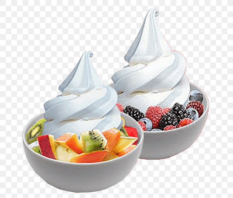 Frozen Yogurt Ice Cream Yoghurt Smoothie, PNG, 694x695px, Frozen Yogurt, Bowl, Breakfast, Cream, Dairy Product Download Free