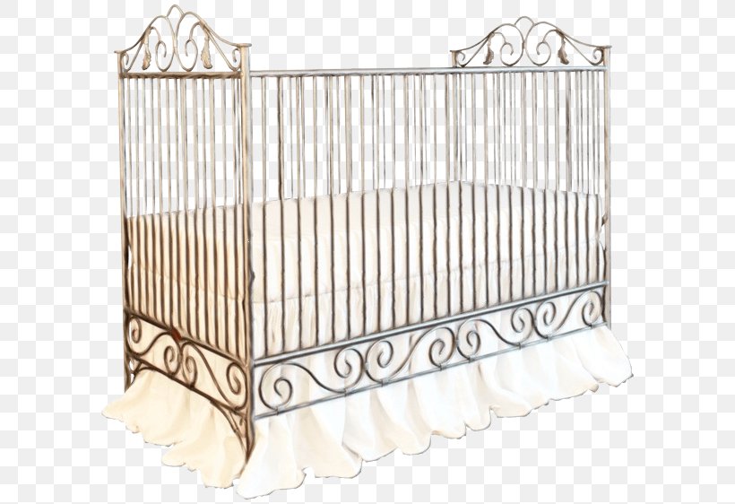 Furniture Infant Bed Cradle Iron Bed, PNG, 600x562px, Watercolor, Baby Products, Bed, Bedding, Cradle Download Free