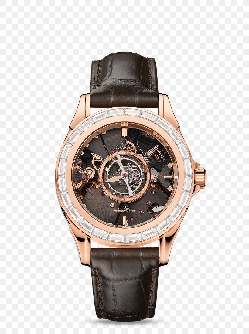Omega Speedmaster Tourbillon Omega SA Coaxial Escapement Watch, PNG, 800x1100px, Omega Speedmaster, Automatic Watch, Bezel, Brown, Chronometer Watch Download Free