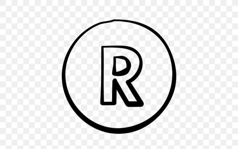 Registered Trademark Symbol Logo, PNG, 512x512px, Registered Trademark Symbol, Area, Black And White, Brand, Copyright Symbol Download Free