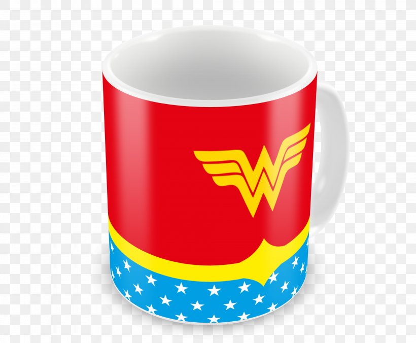 Wonder Woman Mug Brazil Porcelain Lojas Americanas, PNG, 4000x3300px, Wonder Woman, Brazil, Coffee Cup, Cup, Dc Comics Download Free