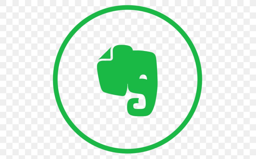 Evernote Note-taking, PNG, 512x512px, Evernote, Area, Brand, Green, Ifttt Download Free