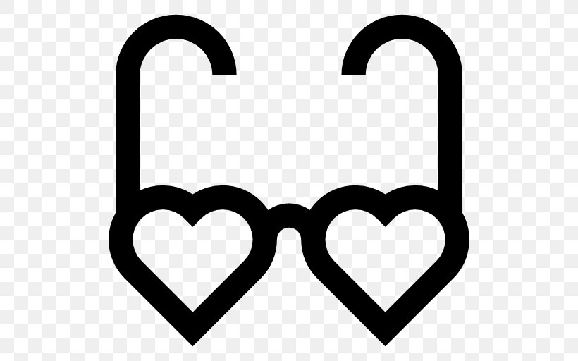 Heart Valentine's Day Computer Icons Clip Art, PNG, 512x512px, Heart, Area, Balloon, Black, Black And White Download Free