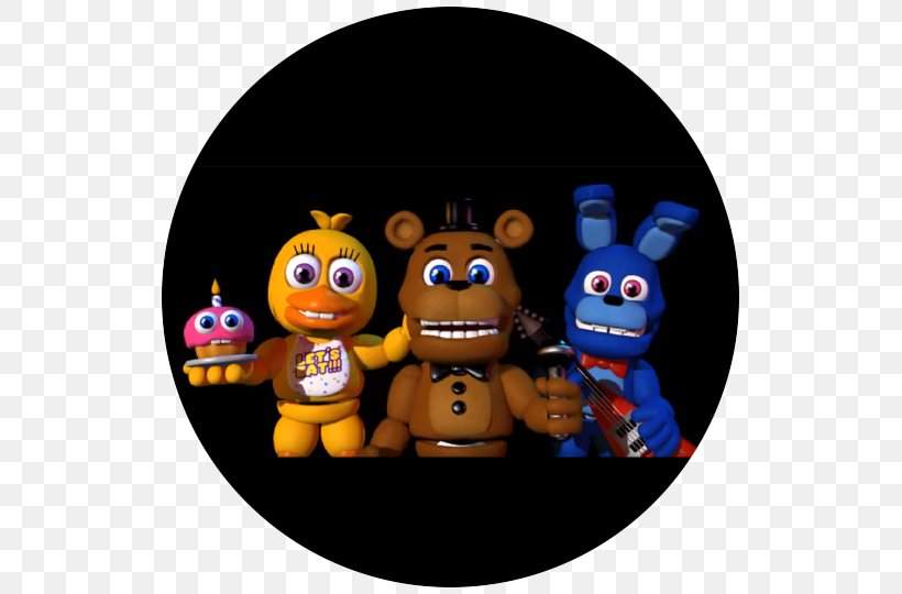 FNaF World Five Nights At Freddy's 2 Five Nights At Freddy's: Sister Location Five Nights At Freddy's 4, PNG, 540x540px, Fnaf World, Cake, Cupcake, Game, Mascot Download Free