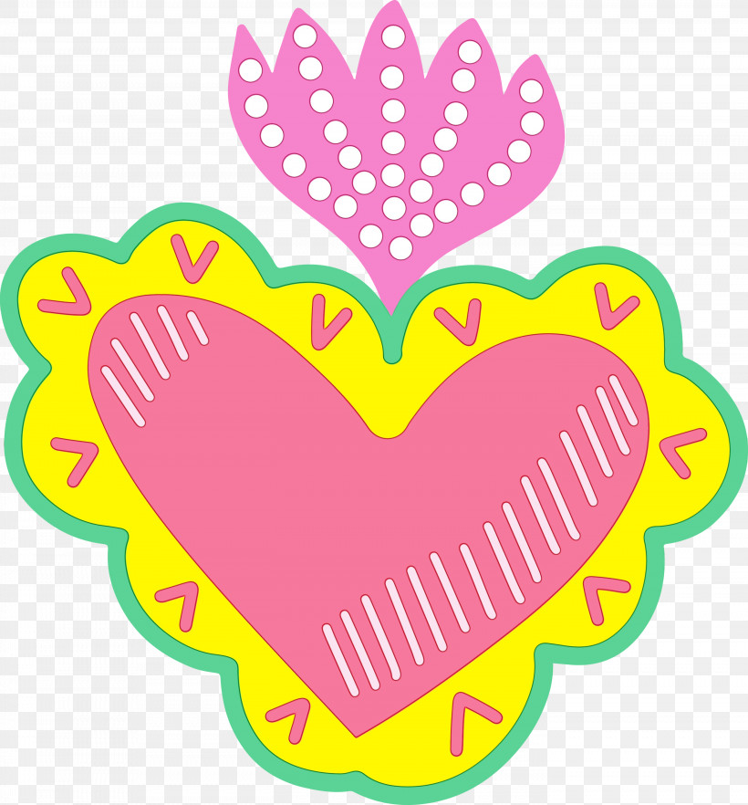 Pink M Baking Cup Area Line M-095, PNG, 2788x3000px, Heart, Area, Baking, Baking Cup, Line Download Free