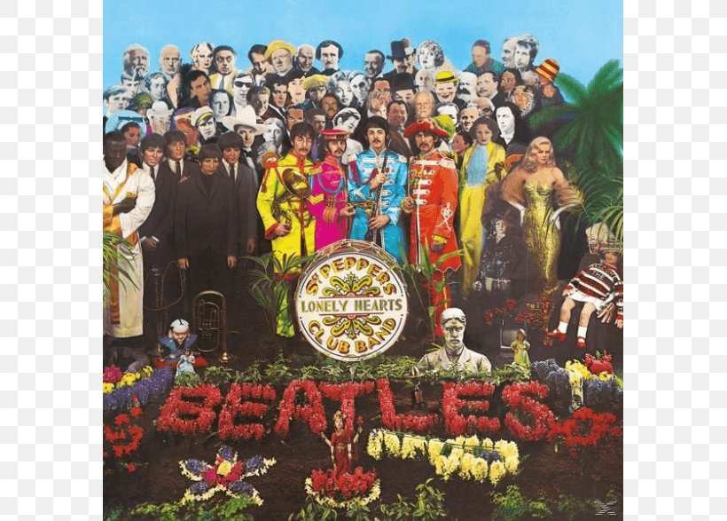 Sgt. Pepper's Lonely Hearts Club Band The Beatles LP Record 0 Album, PNG, 786x587px, Watercolor, Cartoon, Flower, Frame, Heart Download Free