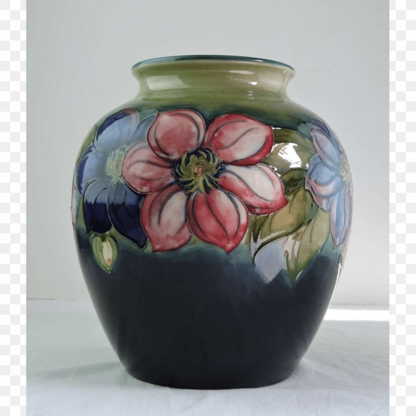 Vase Ceramic Pottery Moorcroft Satsuma Ware, PNG, 1000x1000px, Vase, Artifact, Blue, Ceramic, Cobalt Blue Download Free