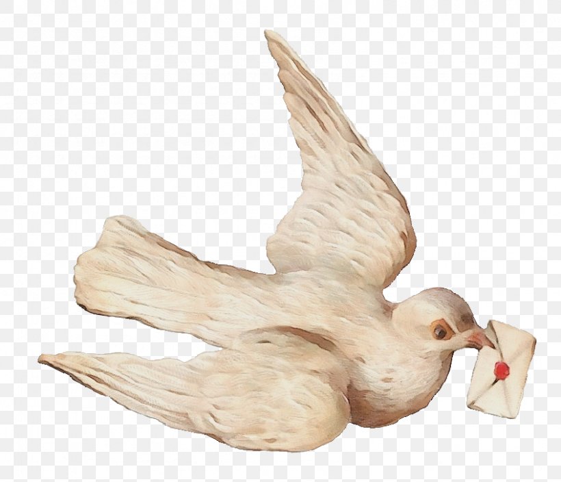 Bird Pigeons And Doves Figurine Wing Animal Figure, PNG, 846x727px, Watercolor, Animal Figure, Beak, Bird, Carving Download Free