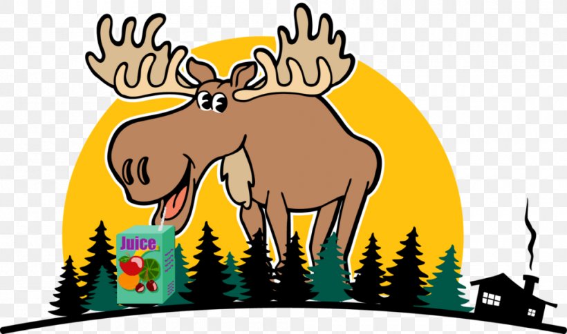 Moose White-tailed Deer Reindeer Clip Art, PNG, 1000x591px, Moose, Antler, Cartoon, Cattle Like Mammal, Deer Download Free
