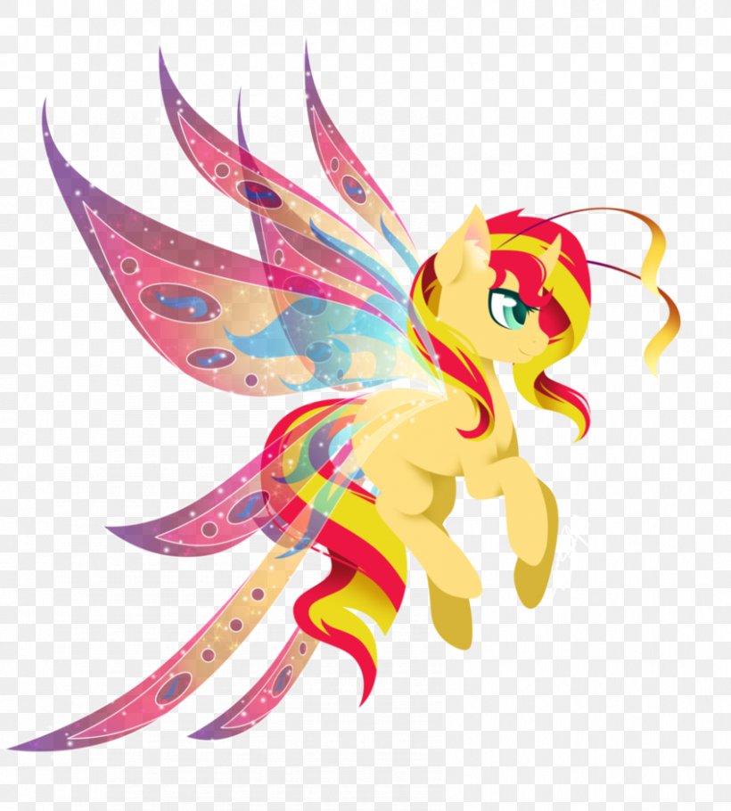 Sunset Shimmer My Little Pony Pinkie Pie YouTube, PNG, 848x942px, Sunset Shimmer, Art, Butterfly, Deviantart, Drawing Download Free