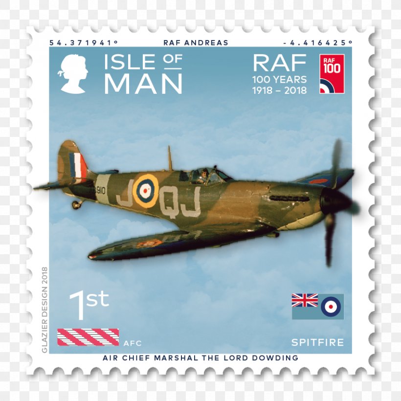 Supermarine Spitfire Isle Of Man Post Office Royal Air Force Postage Stamps, PNG, 851x851px, Supermarine Spitfire, Air Force, Aircraft, Airplane, Aviation Download Free