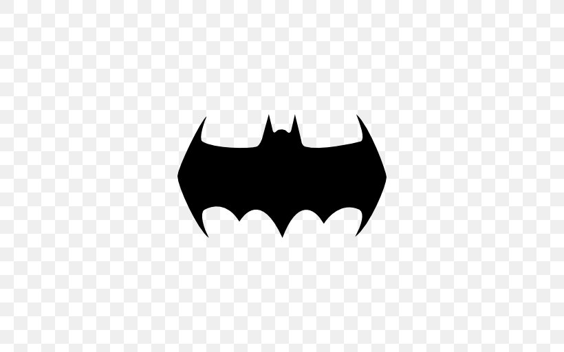 Batman Logo Drawing Superhero, PNG, 512x512px, Batman, Bat, Batman Robin, Black, Black And White Download Free