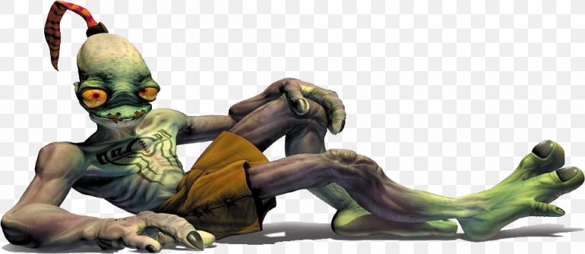 Oddworld: Abe's Oddysee Oddworld: Abe's Exoddus Oddworld: New 'n' Tasty! PlayStation, PNG, 1005x438px, Playstation, Abe, Cheating In Video Games, Fictional Character, Figurine Download Free