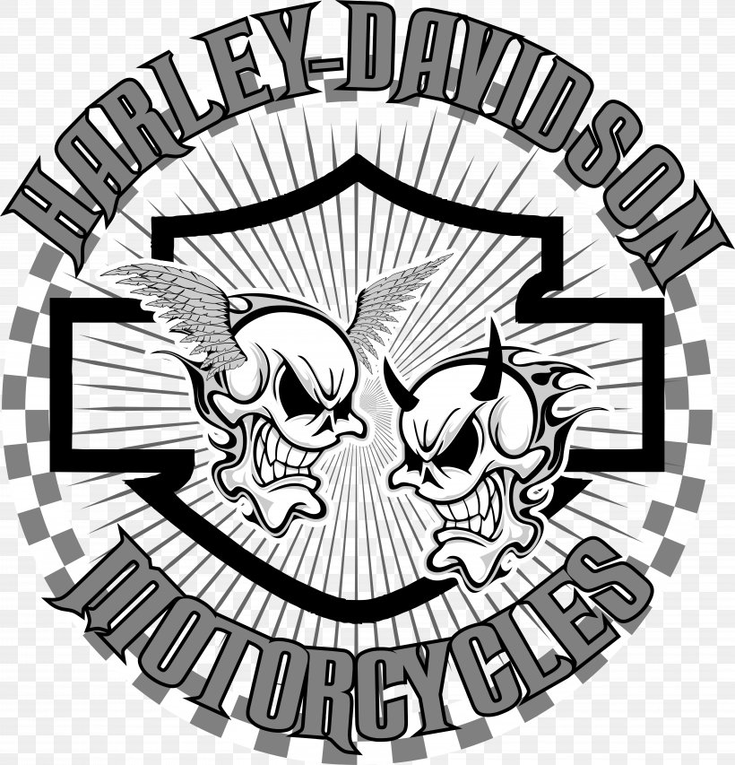 Victory Motorcycles Clip Art Harley-Davidson Drawing, PNG, 6915x7197px, Motorcycle, Art, Black And White, Bone, Brand Download Free