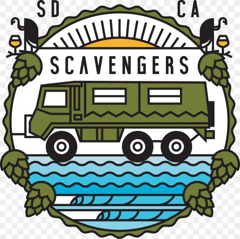 Scavengers Beer & Adventure Tours Brewery Tours Of San Diego Jeep, PNG, 988x982px, Beer, Area, Artwork, Brewery, Car Download Free