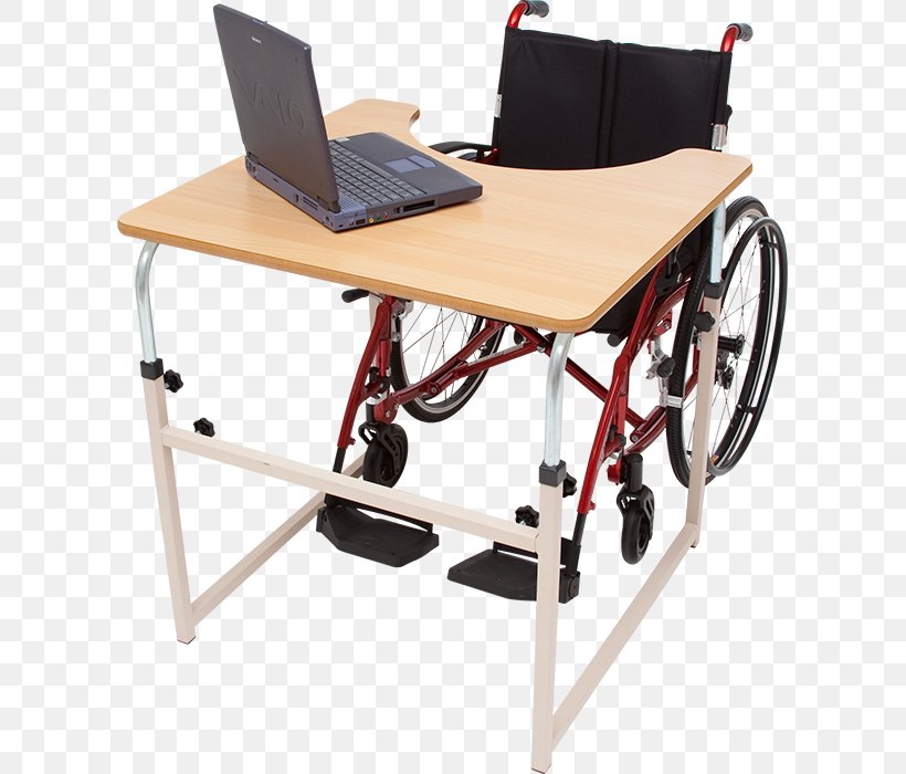 Standing Desk Table Wheelchair Furniture, PNG, 607x700px, Desk, Chair, Disability, Elevator, Furniture Download Free