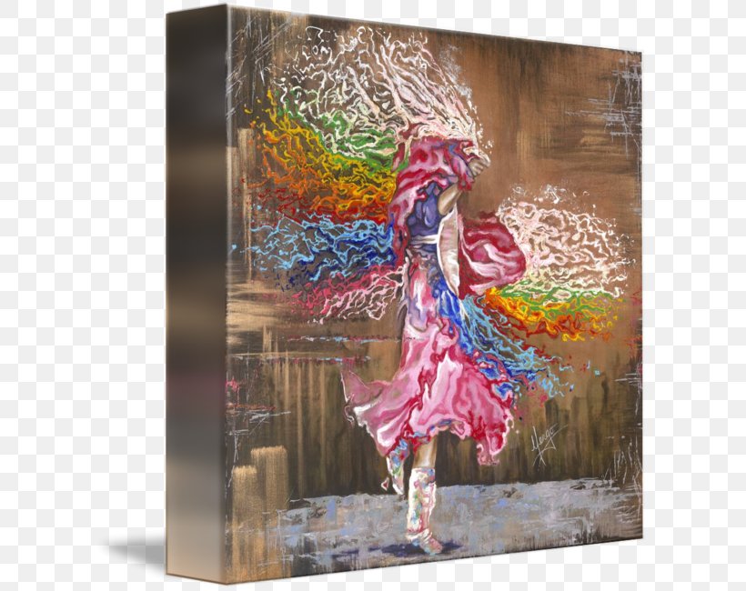 Painting Dance Acrylic Paint Canvas Print, PNG, 609x650px, Painting, Acrylic Paint, Art, Canvas, Canvas Print Download Free