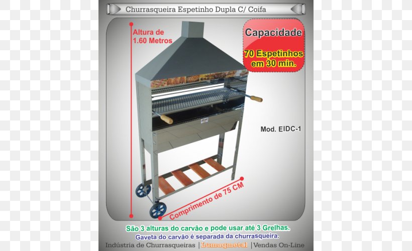 Barbecue Churrasco Skewer Rotisserie Churrasqueiras De Inox, PNG, 500x500px, Barbecue, Barbecue Grill, Charcoal, Chimney, Churrasco Download Free