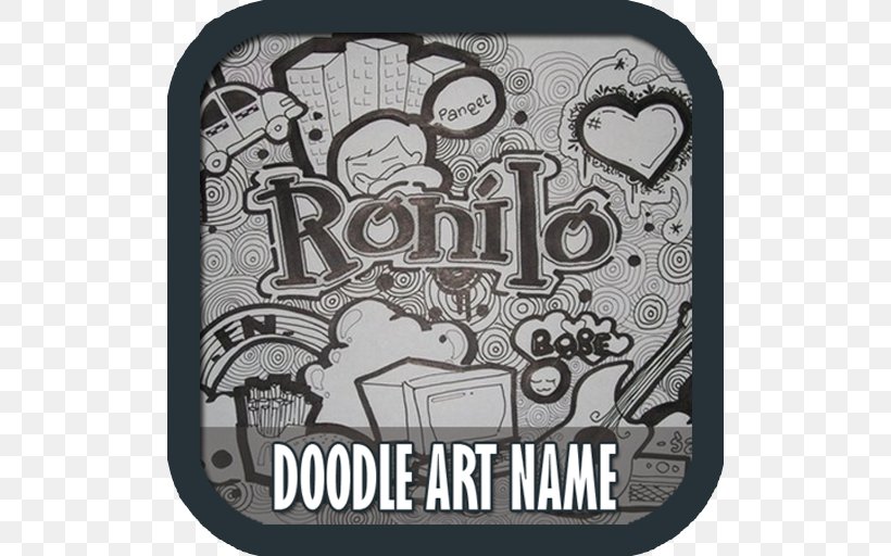 Doodle Graffiti Art Name Art Name, PNG, 512x512px, Doodle, Abstract Art, Art, Art Museum, Art Name Download Free