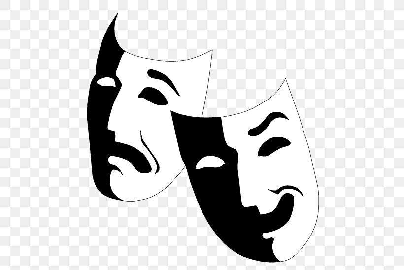 Mask Musical Theatre Drama Clip Art, PNG, 525x548px, Mask, Acting, Art, Artwork, Black Download Free